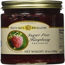 Nature's Hollow Sugar Free Raspberry Preserves by Nature's Hollow Nature's Hollow의 무설탕 라즈베리 보존 식품, 1개, 439.98g
