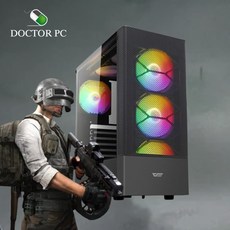 닥터PC 조립컴퓨터 게이밍 조립PC 데스크탑 본체, 14. 12100F+1660Super+8G, 블랙 - 12100f