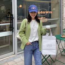  [메이블루] 허그 블라썸 니트가디건 