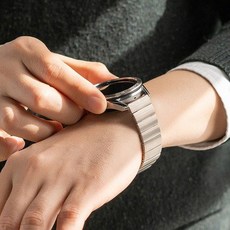 바보사랑 갤럭시워치3 기어S3 링케 메탈원 티타늄 시계줄 밴드.리어스(무료배송), 상세설명 참조, (22mm)갤럭시워치345mm