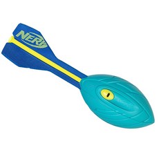 [ 1272066 ] Nerf Lightstrike Vortex 폼 풋볼 - 장거리 투구용 색상 변경 LED 소프트 볼텍스 충격 활성화 배터리 포함, 라이트 블루, 1개