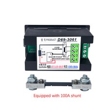 100A 볼트 전압계 에너지 DC14 4 테스트기 0V 미터 in 전력 전류계 50A DC 모니터 KWH 00 와트 600 20A LCD, 3061 14-600V 100A, 10 3061 14-600V 100A