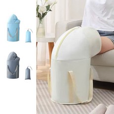 접이식 족욕통 족욕기 휴대용 족탕기 족욕바구니, 베이지, 베이지, 1개