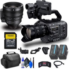 소니 24 105mm 렌즈ILME FX6VK가 포함된 FX6 디지털 시네마 카메라 키트 + FE C 16 35mm T3.1 G 렌즈 128GB Tough 메모리 카드 BP U3