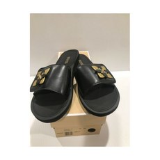 168148 마이클코어스 WADE SLIDE 샌들 쪼리 MINI MK 로고 블랙 COLOR 사이즈 8M