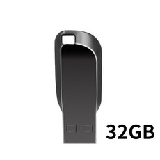 고속 USB 3.0 512GB 플래시 드라이브 금속 펜 드라이브 128GB 방수 플래시 디스크 64GB 미니 메모리 스틱 32GB U 디스크 펜 드라이브, 하나, 02 Black 32GB