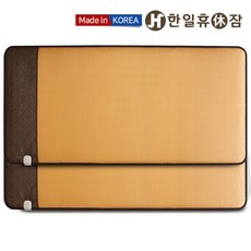 한일전자 휴잠 고급 참 숯 황토 골드전기매트, 싱글 (100 x 200cm)