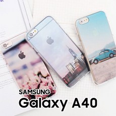 [디지털:폰케이스]성심사_ 갤럭시A40 A_K45x33xE5mm405 투명 젤리케이스F/NW:TJD-O7