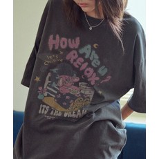 꼼파뇨 CPGN STUDIO Relax Hoppi 피그먼트 반팔티 스모크블랙