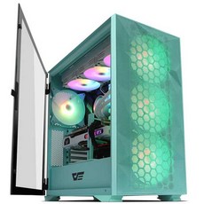 darkFlash DLX21 RGB MESH 강화유리 네오민트 미들타워 케이스, 선택하세요