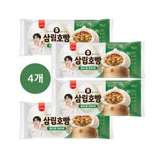 삼립 호빵 야채호빵 4봉, 4개, 360g