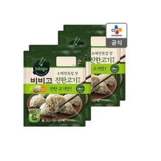 (냉동)비비고 수제(진한)고기만두400gx4개, 400g, 4개