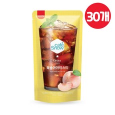 카페스노우 복숭아 아이스티, 230ml, 30개