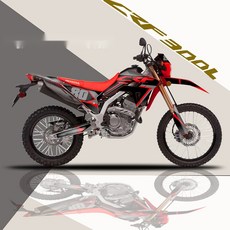 혼다 CRF300L 튜닝 호환 드레스업 풀데칼 스티커 필름, A, 1개