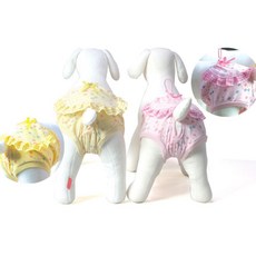 허리둘레 조절가능 애견 에티켓 팬티 옐로우 배변용, 1개, XL: 2,000원