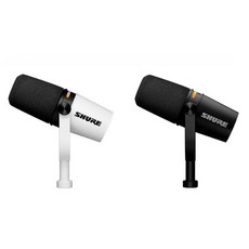 SHURE 슈어 MV7+ 팟캐스트 하이브리드 듀얼 마이크 포함