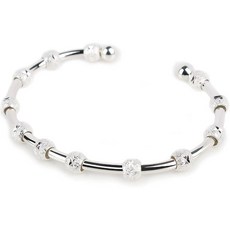 Chelsea Charles 신부 9CT 3MM 프롱 세트 라운드 AAA CZ 카드 놀이 테니스 팔찌 여성용 블랙 14K 골드 도