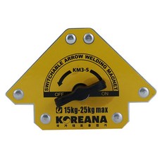 오리공구 코리아나 용접자석 스위치타입 KM3-S 자력15-20KG, 1개