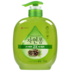 자연퐁 찌든때 걱정없는 솔잎 주방세제, 490ml, 3개