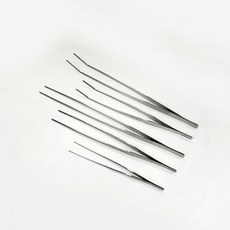 (5 세트) 수초핀셋 곡선형 48cm 수조 핀셋 어항 청소 집게