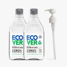 에코버 주방세제 450ml 2개 + 펌프 제로2개 펌프