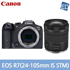 [캐논 정품] EOS R7 / 미러리스카메라/ED, 15 캐논 EOS R7+RF 24-105mm STM