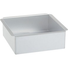 아테코 6x6x3인치 프로페셔널 스퀘어 베이킹 팬, 8 x 8 inch, 1개