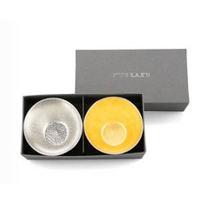 [정식수입] 노사쿠(NOUSAKU) 구이노미 주석잔&금박잔 세트(종이상자), 1세트