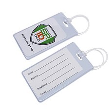 NMT 5 Pack-얇고 튼튼한 유연한 배낭 항공사 수하물 ID 가방 태그-명함 홀더-보안 플라스틱 웜 [White] - P001401EIN1B527