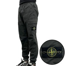 스톤아일랜드 명품명품논현 더팩토리 24SS 와펜 패치 레귤러 핏 카고 조거 팬츠 다크 그레이