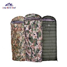 LMR 밀리터리 덕다운 오리털 가성비 겨울 동계용 침낭 캠핑, 600g, Army green