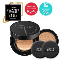 [본품+리필] 자빈드서울 윙크 파운데이션 팩트 15g+15g, 21호 커버 아이보리