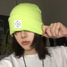 겨울비니 대두 초록니트비니녀과 파이크 남 일계