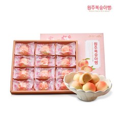 [원주복숭아빵] 달콤촉촉 복숭아빵 12개입 x 1개, 상세 설명 참조