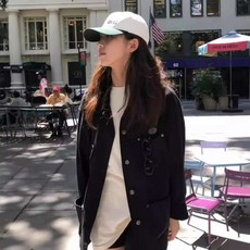 자켓 스웨이드 재킷 오버핏 롱 점퍼 하이넥 숏 코트 캐주얼