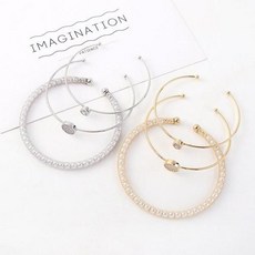 3종14k고품질도금세트실버골드진주지르코니아