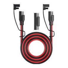 1 4 6 8M sae에서 SAE 12V 36V 전원 자동차 연장 케이블 16AWG 빠른 연결 해제 고 태양 광 플러그 코드, 4M, 1개