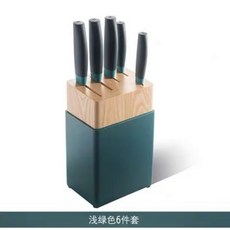 독일 쌍둥이칼 헹켈 쯔윌링 칼블럭 6종 세트 중식도 집들이 선물, 블루개