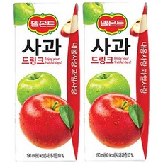 롯데 델몬트 사과 드링크 190ml x 32개 danmugi001*6404638qB