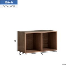받침대 장식장 베이지 보관함 선반 턴테이블 수납장 LP보관함 LP 원목 LP장, 이단 체리 우드