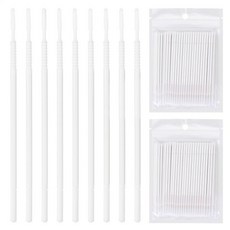 200Pcs Micro Applicator Brush Microswabs Mini Cotton Swabs Wands Small Lower Lash Disposable Masca, 1개