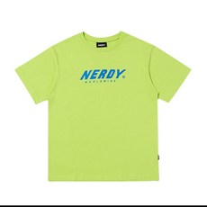 NERDY 2020년 유행 여름 순면 반팔 티셔츠 여성 망홍 상의 인스파이프 커플