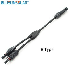 2 ~ 1 뜨거운 판매 태양 광 발전 시스템 태양에 대 한 4mm2 태양 케이블로 PV Y 분기 커넥터, B type