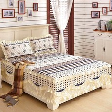 싱글침대숏레이스커버