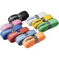 1496524 KARAKAL 카라칼 그립 모든 라켓 스포츠 가능 PU SUPER TRIBAL 12개 1세트 680 검정 핑크 물색 오렌지 빨강 청 연두 노랑 흰색