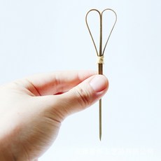 9cm 100개 대나무 꼬지 과일 요리 장식꼬치 식품용, 9cm(100개), 1개