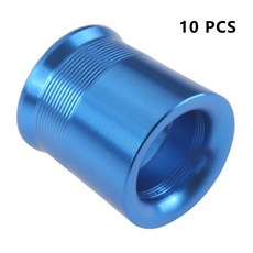 0.355 또는 0.370 팁 언 샤프트 알루미늄 슬리브 페럴 드라이버 샤프트 볼 연결 알루미늄 링에 대 한 10Pcs 골프 클럽 페룰, 10.0.370 Blue