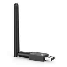 TV/PC/PS5/PS4 Bluetooth 5.2 송신기 Qualcomm aptX-Adaptive HD 낮은 대기 시간용 eppfun 무선 USB 오디오 동글 어댑터, 검은색