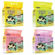 스마일하우스 고양이 배변모래 응고형 두부모래 2.8kg 6개입 392687, 6개