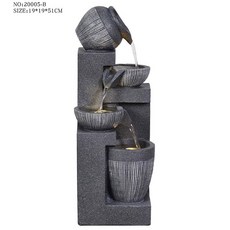 분수대 인공 폭포 조형물 대형 천연 38x20x15 천연 호수 1M 가산분수 흐르는, 20005B타입높이51CM